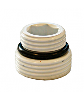 Ниппель Schlosser 1/2 х 3/4, белый