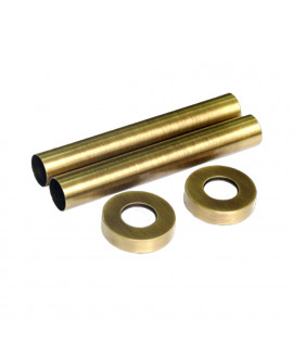 Комплект декоративных трубок SR Rubinetterie 160хD 18-20-1/2" цвет бронза