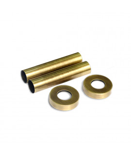 Комплект декоративных трубок SR Rubinetterie 70хD 18-20-1/2" цвет бронза