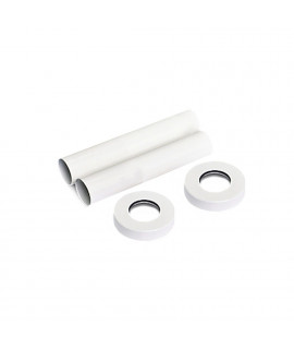 Комплект декоративных трубок SR Rubinetterie 70xD 18-20-1/2" цвет белый