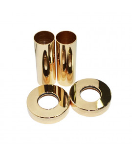 Комплект декоративных трубок SR Rubinetterie 70хD 18-20-1/2" цвет золото