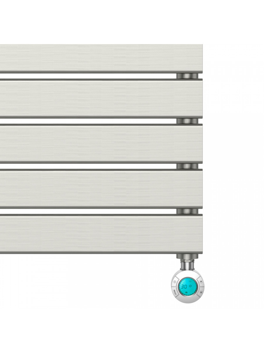 Полотенцесушитель электрический Primoclima PANEL 1600*500 16 трубок 800W, Никель матовый