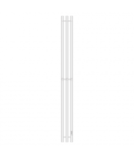 Полотенцесушитель электрический Primoclima Sol R E White 150*12 3