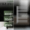 Полотенцесушитель электрический Primoclima BRUSH 900*600, 15 трубок 400W, хром