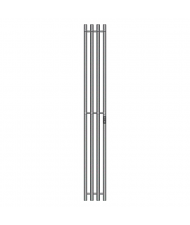 Полотенцесушитель электрический Primoclima Sol R C E Graphite 150*18 4