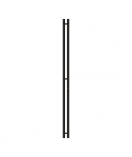 Полотенцесушитель электрический Primoclima Sol R C E Black 150*6 2