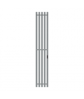 Полотенцесушитель электрический Primoclima Sol R C E Graphite 150*24 5