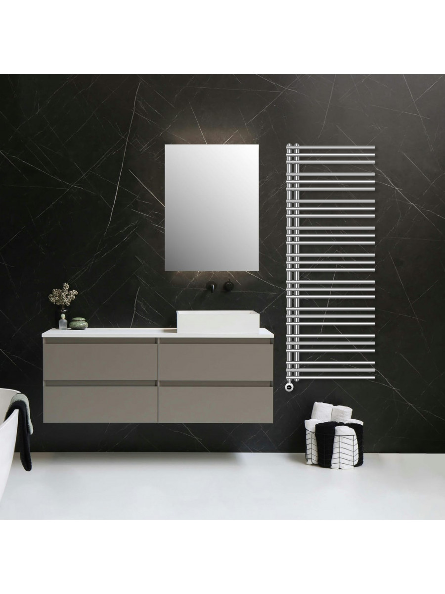 Полотенцесушитель электрический Primoclima BRUSH 1600*600, 27 трубок 900W, хром