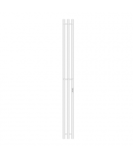 Полотенцесушитель электрический Primoclima Sol R C E White 150*12 3