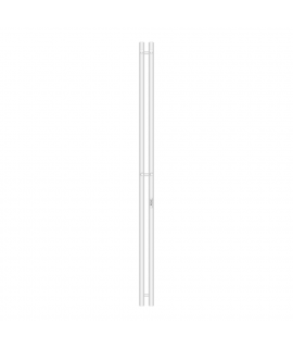 Полотенцесушитель электрический Primoclima Sol R C E White 150*6 2
