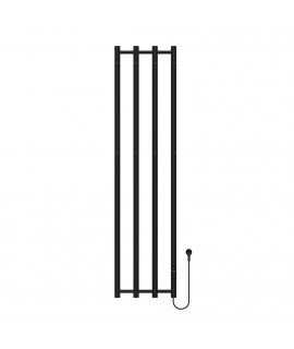 Полотенцесушитель электрический Primoclima TUBUS 1450*347, 4 трубки 250W, Черный