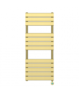 Полотенцесушитель электрический Primoclima PANEL 1200*500 12 трубок 600W, Золото матовое