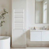 Полотенцесушитель электрический Primoclima CLASSIC 1150*600, 21 трубка 500W, Белый
