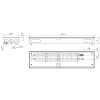 Внутрипольный конвектор КЗТО Бриз 200*100 *3000 U (5Ал 12)