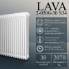 Стальной трубчатый радиатор PRIMOCLIMA LAVA 2-0500-30 S34, glossy white