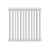 Стальной трубчатый радиатор PRIMOCLIMA LAVA 2-0500-12 S34, glossy white