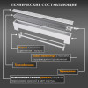 Напольный конвектор Primoclima Compact 190-110-800 UT LR