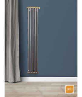Радиатор Arbonia 2180/6 секций нижнее подключение цвет антрацит металлик AME