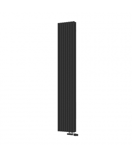 Радиатор КЗТО QUADRUM 30 V 2- 1750-8 UT RAL1T103S9005 (черный матовый муар)