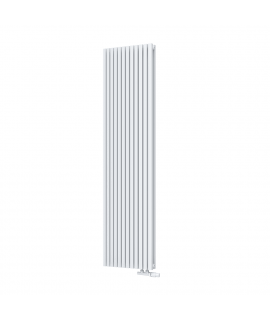 Радиатор КЗТО QUADRUM 30 V 2- 1750-12 UT RAL1T104S9016 (белый муар)