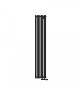 Радиатор КЗТО QUADRUM 30 V 1- 1750-8 RT RAL1T103S9005 (черный матовый муар)