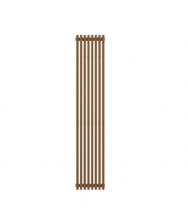 Радиатор КЗТО QUADRUM 50 V 1500-8 Кофейный муар