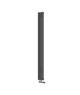 Радиатор КЗТО Quadrum NEO 50 V 1750-4 R RAL1T103S9005 (черный матовый муар)