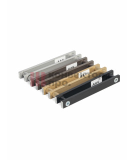 Решетка алюминиевая рулонная, на пружинной основе, 10х220х1000, шаг 10мм, цвет Бронза (ААБ), Vitron