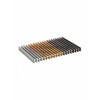 Решетка алюминиевая рулонная, на пружинной основе, 18х500х1000, шаг 18мм, цвет Золото (ААЗ), Vitron