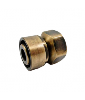 Резьбовое соединение Schlosser GW M22x1,5 x GW 1/2 для стальных труб, Античная латунь