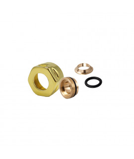 Фитинг SR Rubinetterie для медной трубы 15х3/4"E, цвет золото