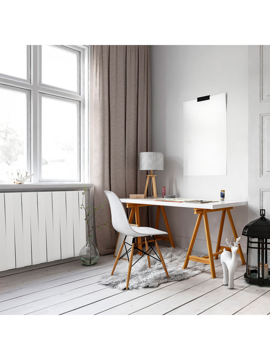 Секционный биметаллический радиатор Royal Thermo PianoForte 500, Bianco Traffico, секций 10