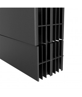 Биметаллический радиатор Royal Thermo PianoForte TOWER, Noir Sable, количество секций 22
