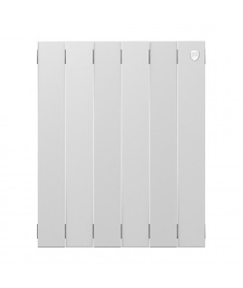 Секционный биметаллический радиатор Royal Thermo PianoForte 500, Bianco Traffico, секций 6
