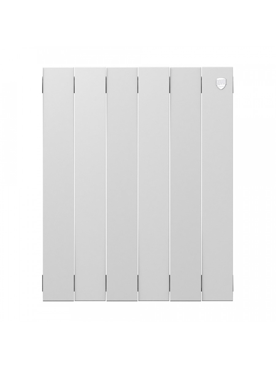 Секционный биметаллический радиатор Royal Thermo PianoForte 500, Bianco Traffico, секций 6