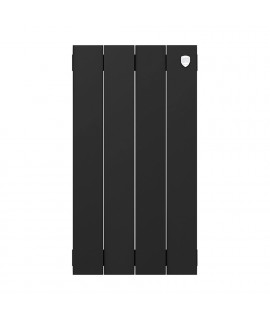 Секционный биметаллический радиатор Royal Thermo PianoForte 500, Noir Sable, количество секций 4