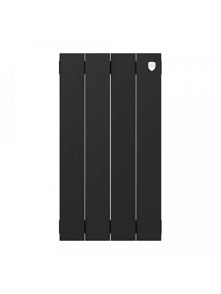 Секционный биметаллический радиатор Royal Thermo PianoForte 500, Noir Sable, количество секций 4