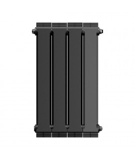 Секционный биметаллический радиатор Royal Thermo PianoForte 500, Noir Sable, количество секций 4