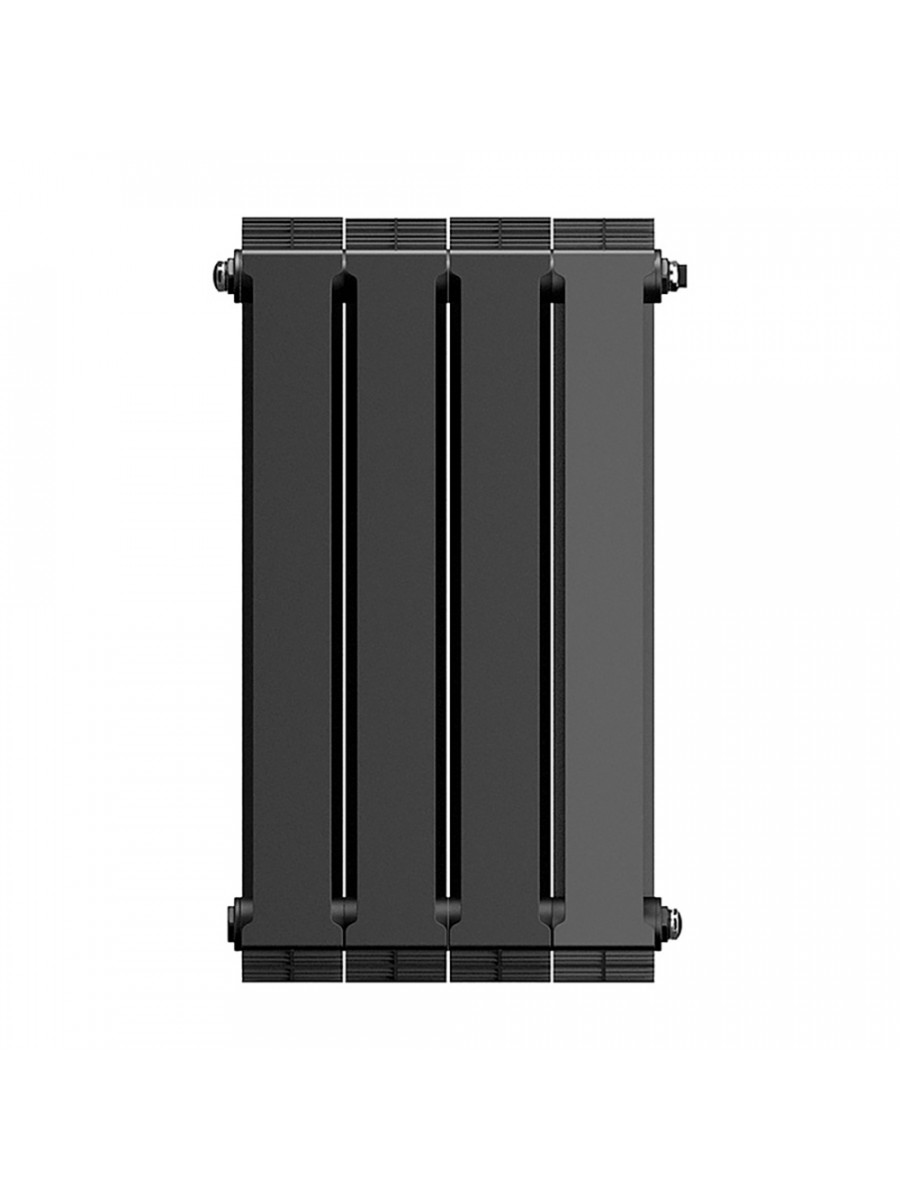 Секционный биметаллический радиатор Royal Thermo PianoForte 500, Noir Sable, количество секций 4