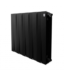 Секционный биметаллический радиатор Royal Thermo PianoForte 500, Noir Sable, количество секций 10