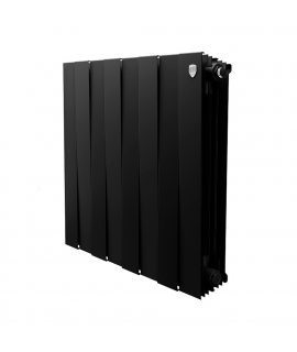 Секционный биметаллический радиатор Royal Thermo PianoForte 500, Noir Sable, количество секций 8