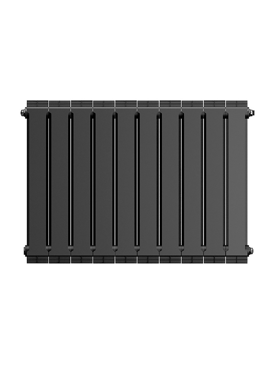 Секционный биметаллический радиатор Royal Thermo PianoForte 500, Noir Sable, количество секций 10