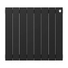 Секционный биметаллический радиатор Royal Thermo PianoForte 500, Noir Sable, количество секций 8
