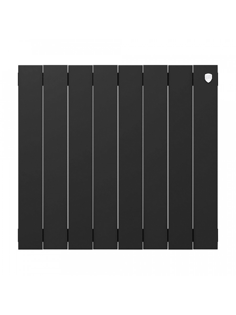 Секционный биметаллический радиатор Royal Thermo PianoForte 500, Noir Sable, количество секций 8