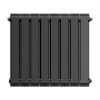 Секционный биметаллический радиатор Royal Thermo PianoForte 500, Noir Sable, количество секций 8