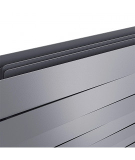 Биметаллический радиатор Royal Thermo PianoForte TOWER, Silver Satin, количество секций 22
