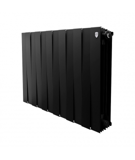 Секционный биметаллический радиатор Royal Thermo PianoForte 500, Noir Sable, количество секций 12