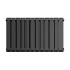 Секционный биметаллический радиатор Royal Thermo PianoForte 500, Noir Sable, количество секций 12