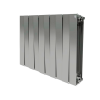 Секционный биметаллический радиатор Royal Thermo PianoForte 500, Silver Satin, количество секций 10