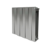 Секционный биметаллический радиатор Royal Thermo PianoForte 500, Silver Satin, количество секций 8